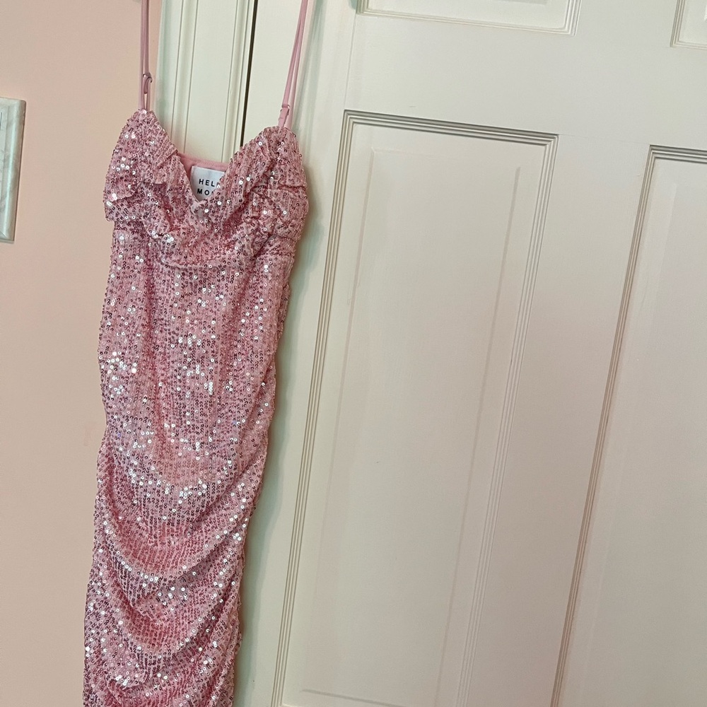 Pink Sequin Dress
